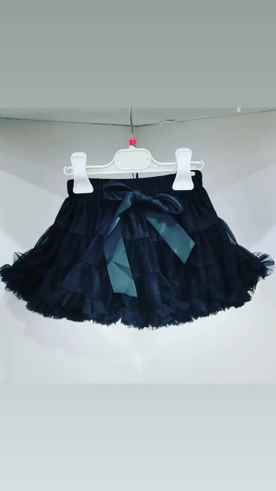 Gonna in tulle voluminosa bambina 4-14 anni - gonna colore nero