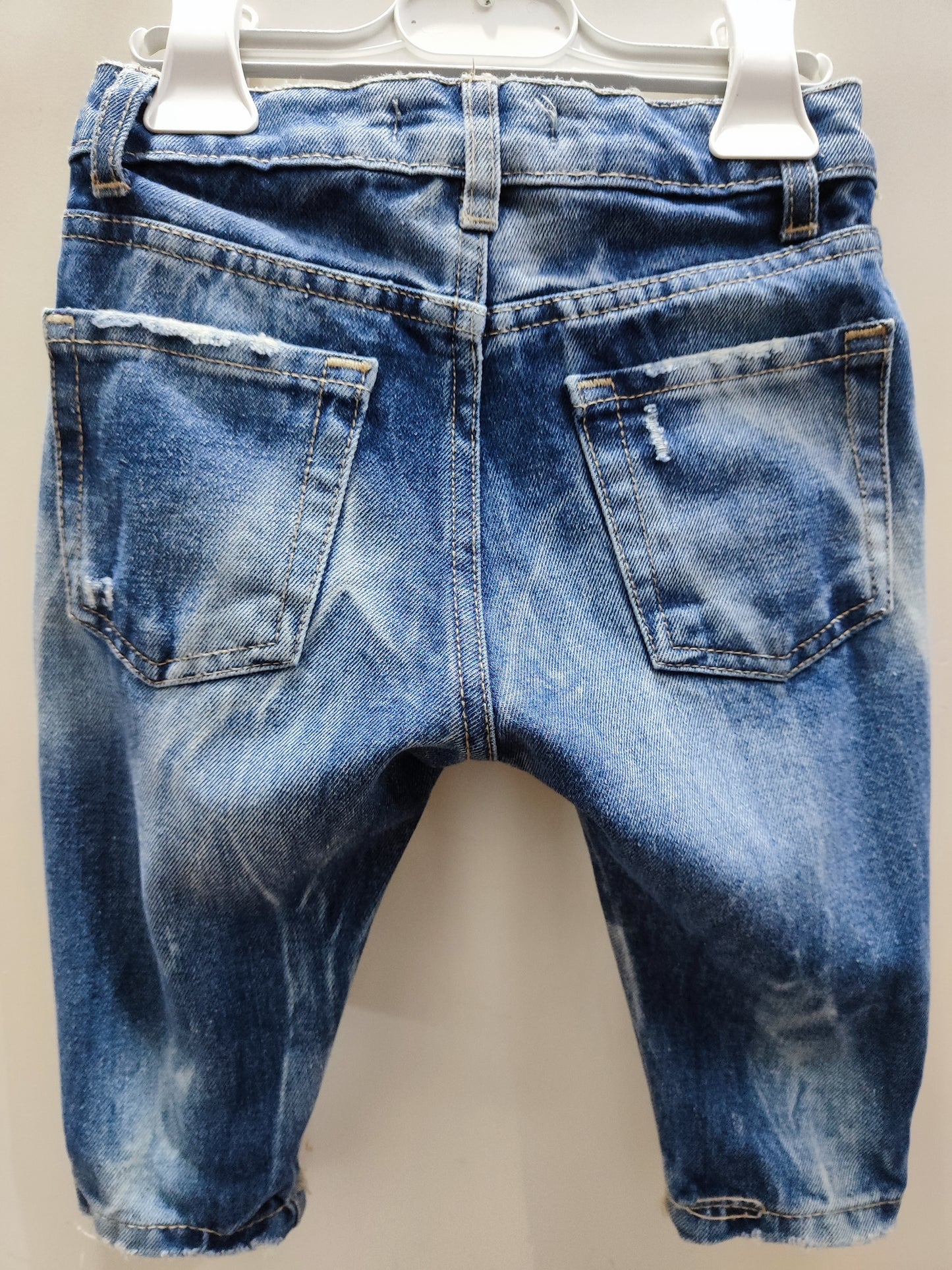 Jeans Baby in Denim Made in Italy – 12-36 Mesi Comodi