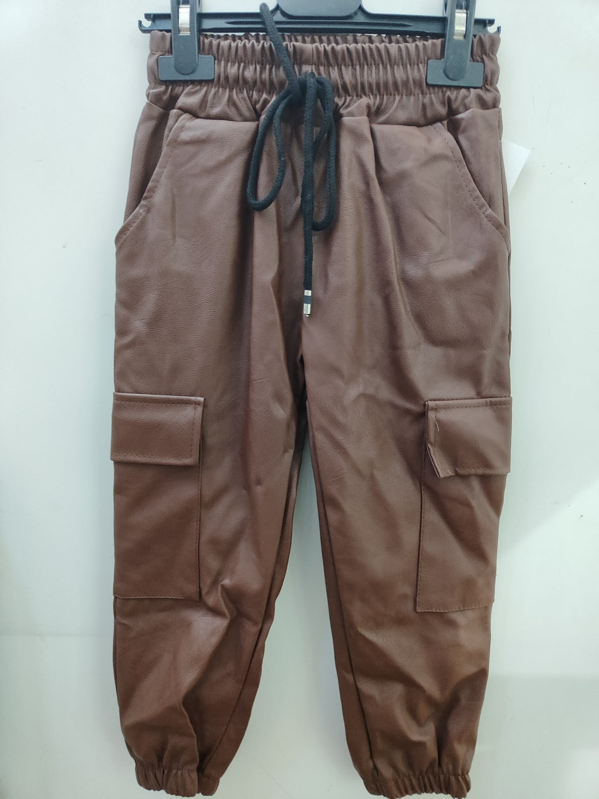 Pantalone Cargo Invernali Bambina Marroni Made in Italy – 4-14 Anni