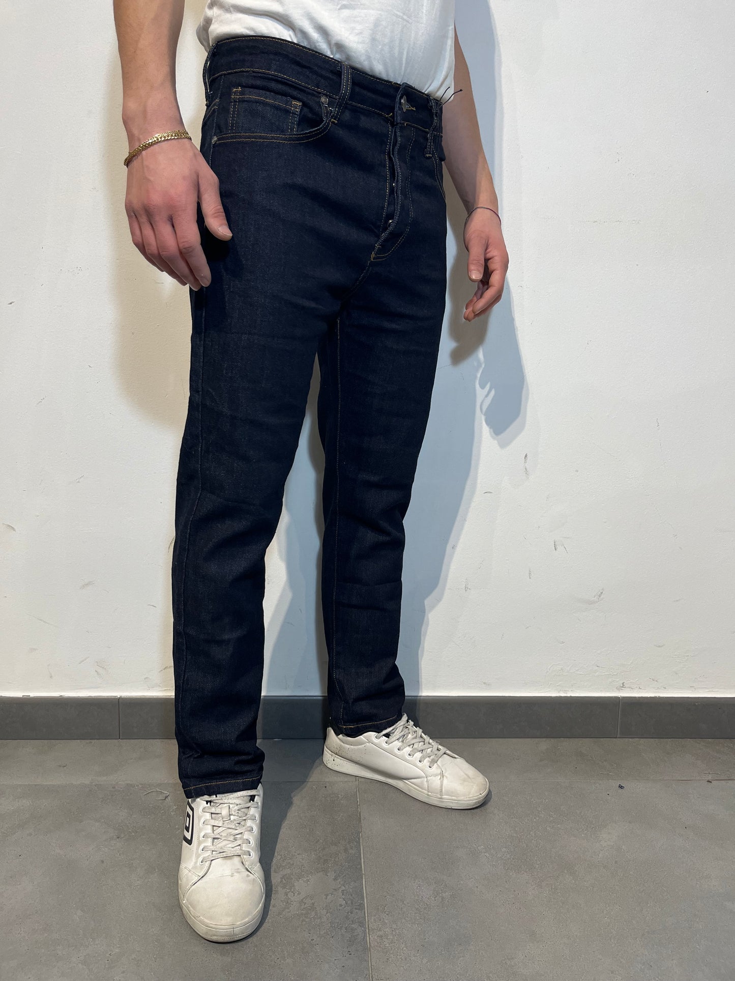 Jeans blu scuro slim-fit da Uomo