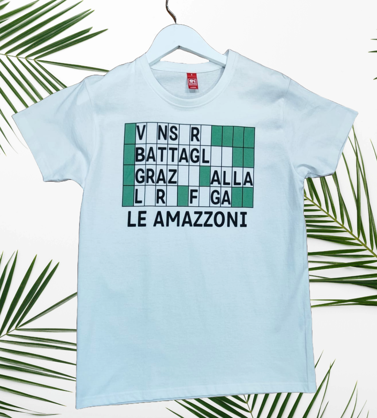 T-Shirt Made in Italy con stampa "LE AMAZZONI"
