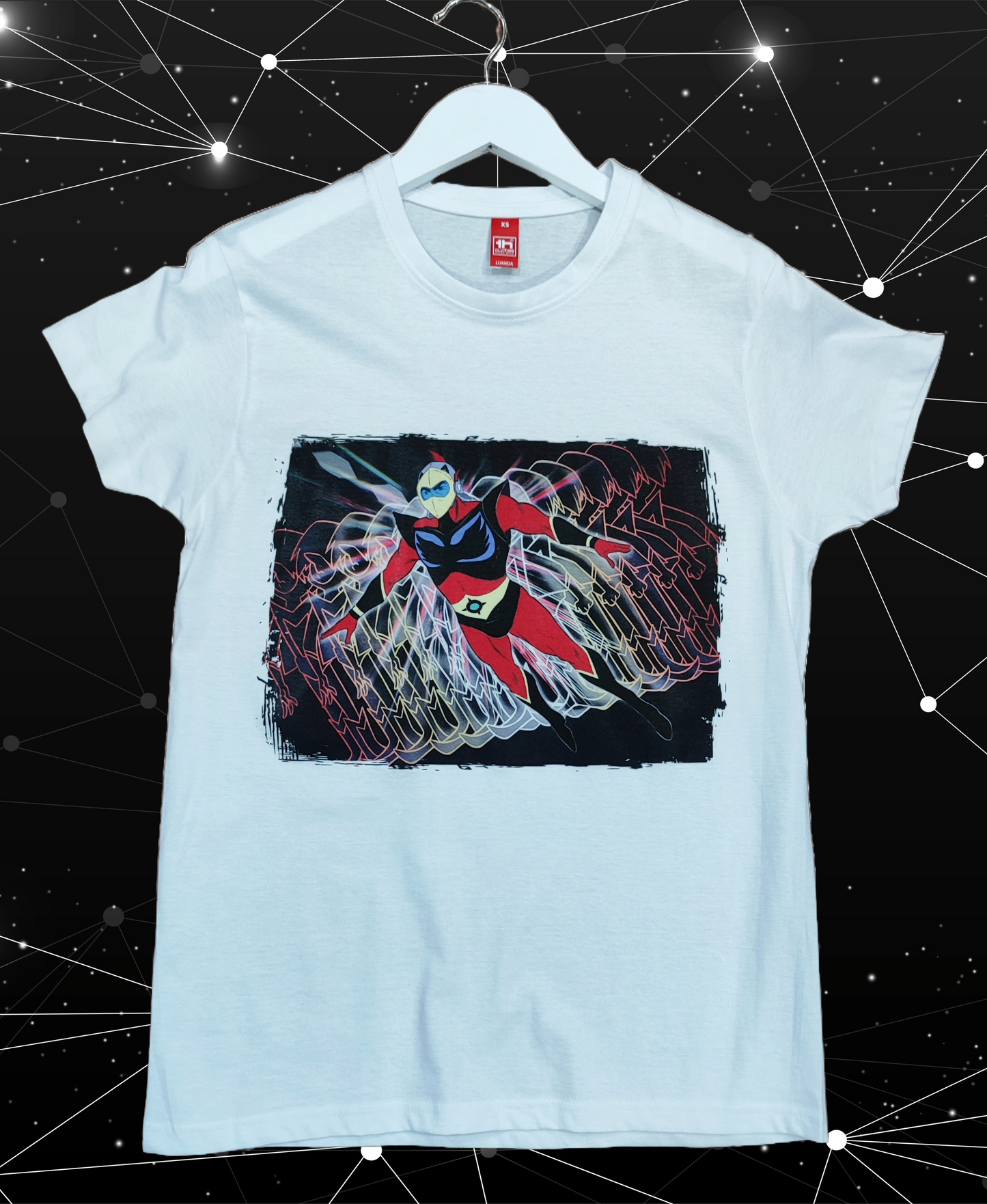 T-shirt Actarus Goldrake Made in Italy Unisex Cotone Stampa Vintage