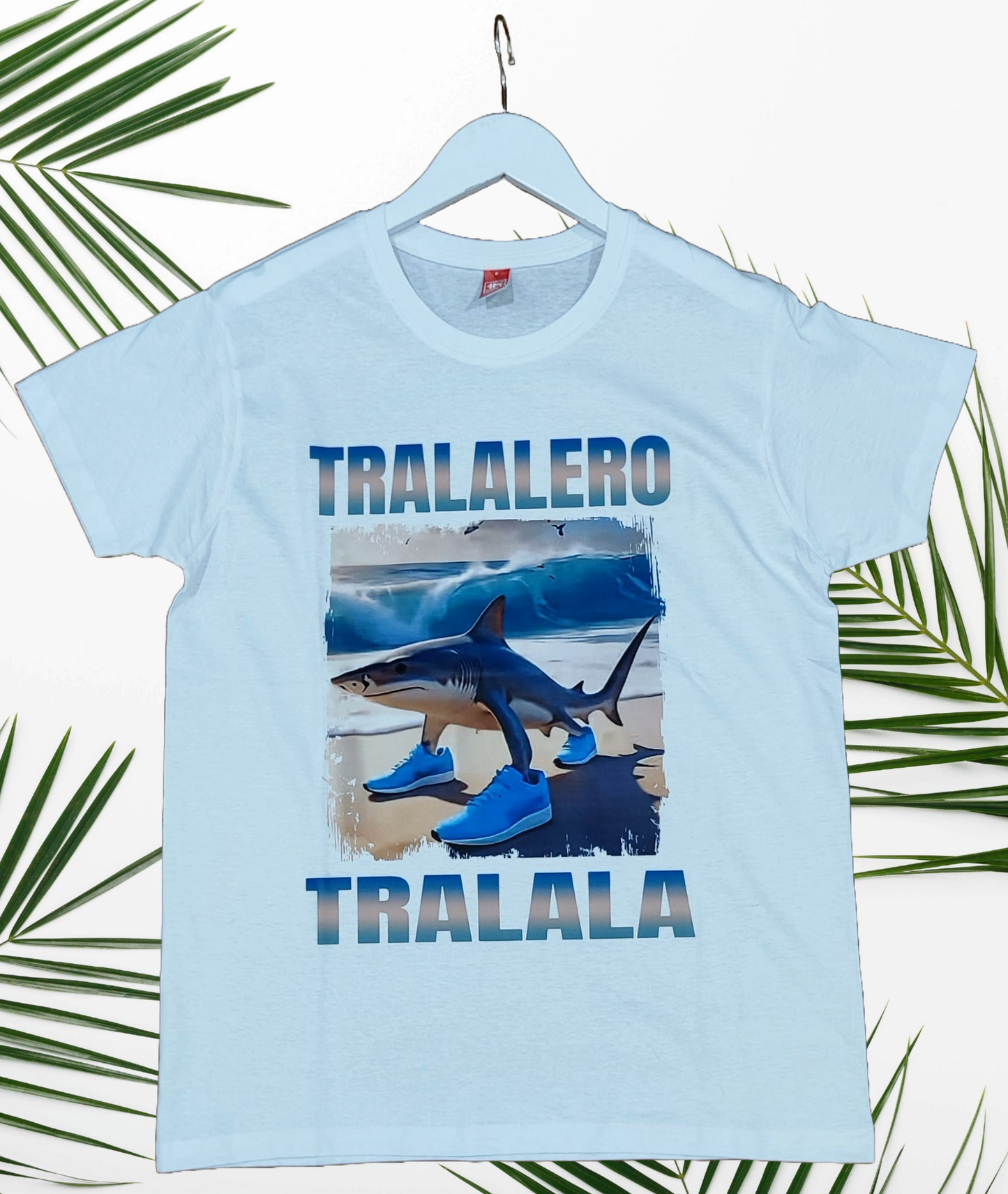 T-Shirt MiniMè da Bambini ed Adulti BrainRot "TRALALERO TRALALA " - Cotone 100% Made in Italy - T-Shirt Meme Virale