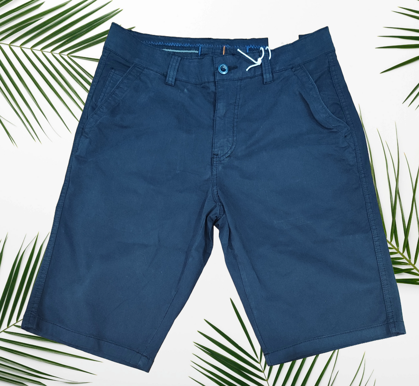 Pantaloncini Uomo in Cotone nei colori Bianco, Sabbia, Celeste, Blu navy Verde acqua e Marroncino - Comfort Estivo e Stile Quotidiano