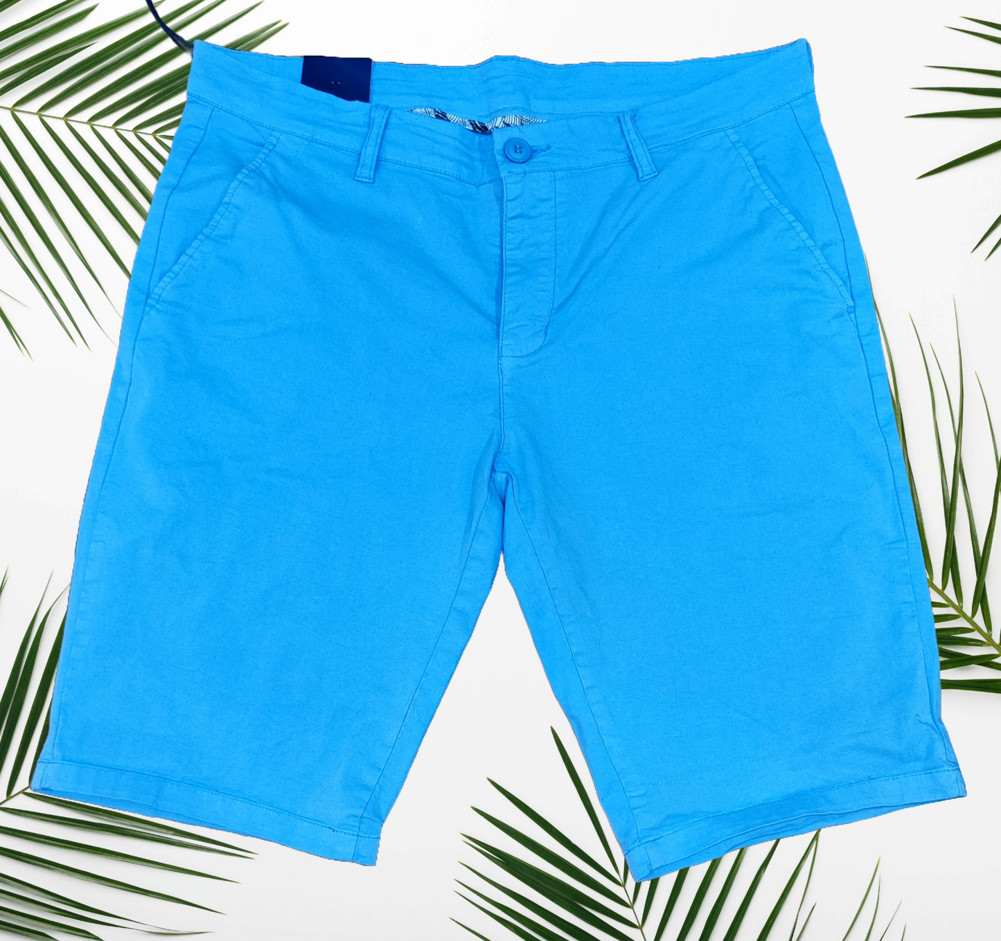 Pantaloncini Uomo in Cotone nei colori Bianco, Sabbia, Celeste, Blu navy Verde acqua e Marroncino - Comfort Estivo e Stile Quotidiano