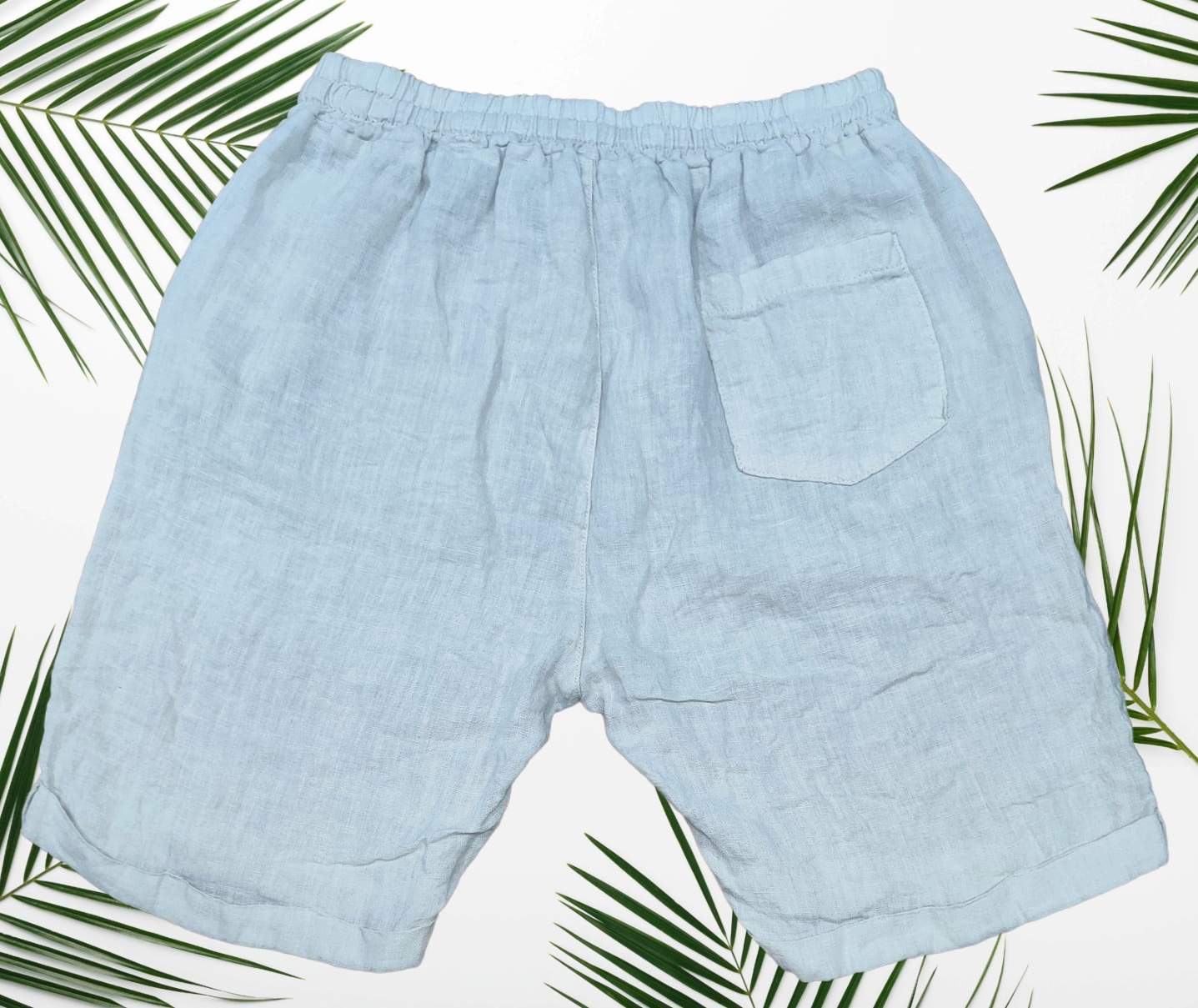 Pantaloncini in lino 100% Made in Italy - Leggeri, Traspiranti ed eleganti per l' estate