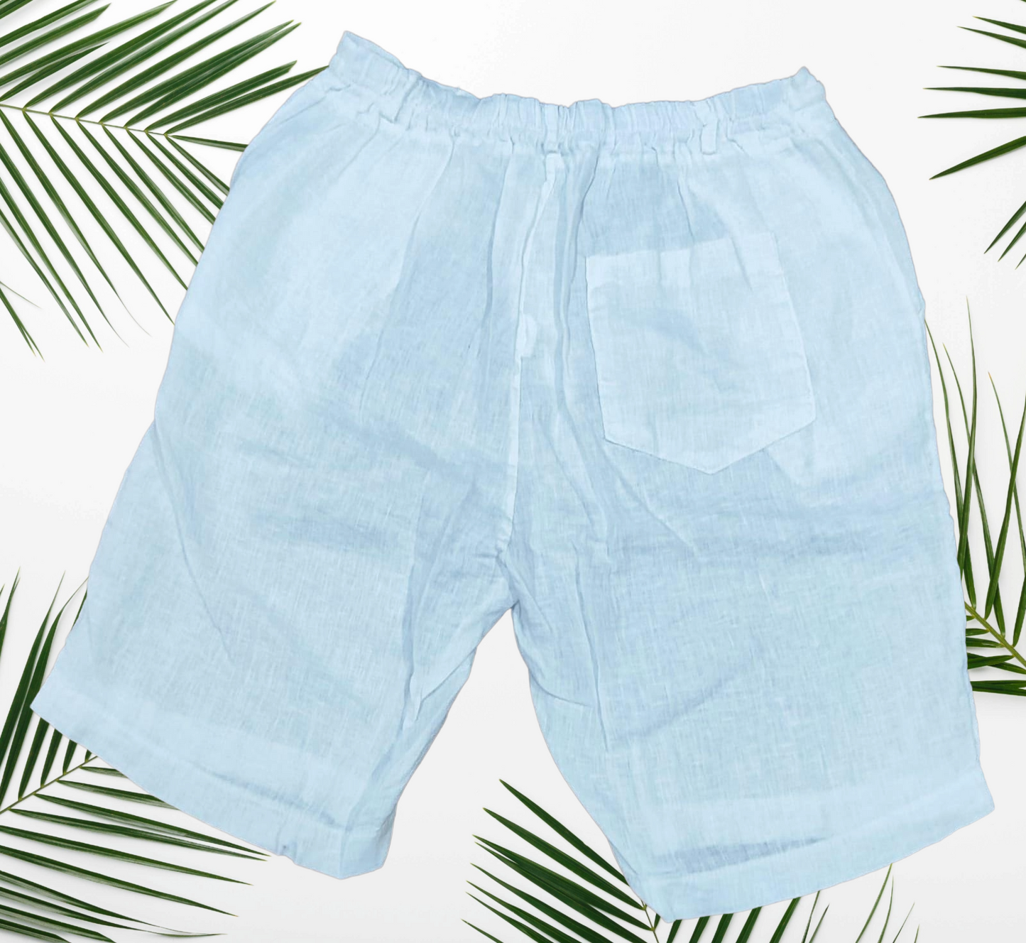 Pantaloncini in lino 100% Made in Italy - Leggeri, Traspiranti ed eleganti per l' estate
