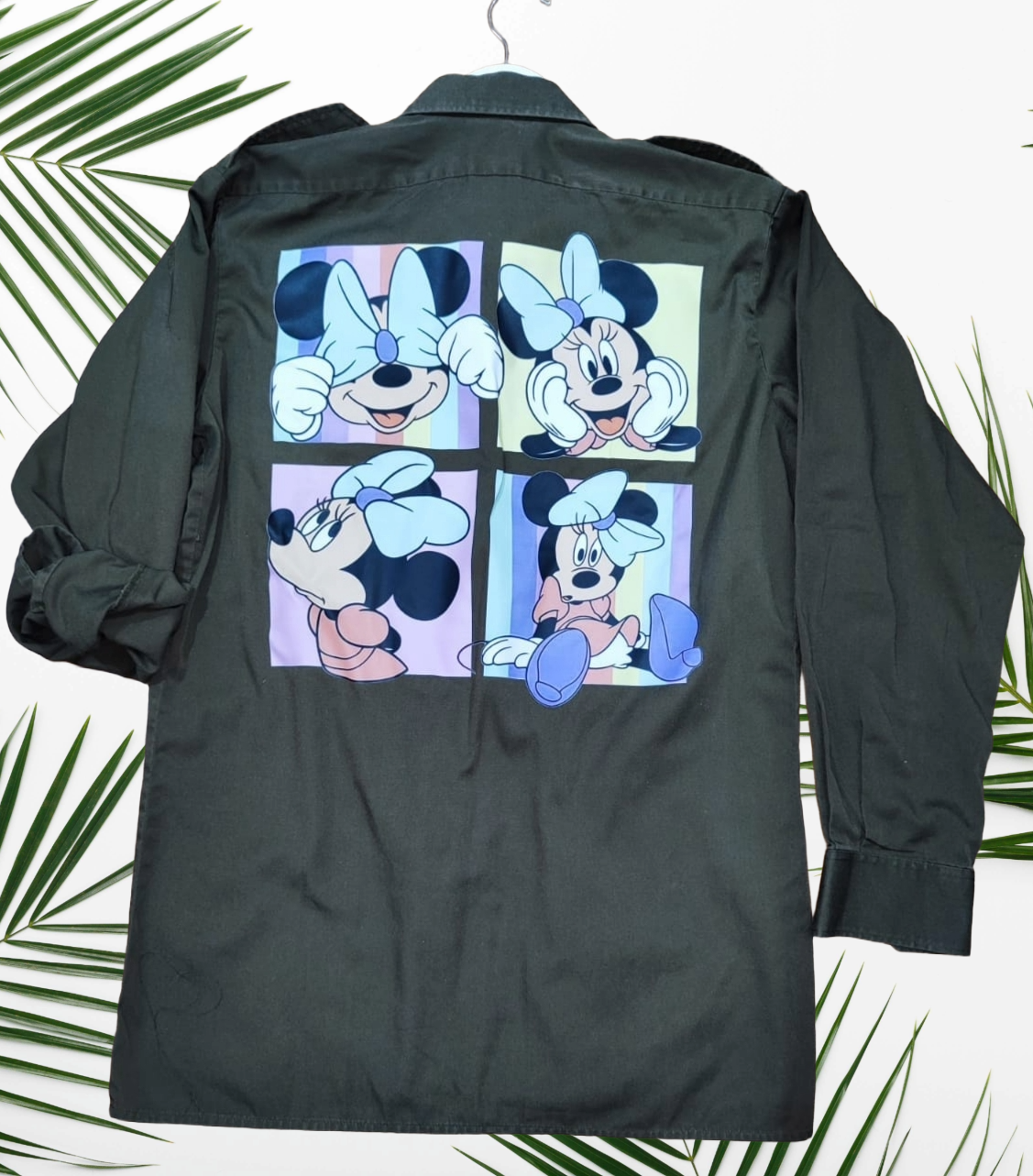 Camicia Militare Vintage con Stampa MINNIE