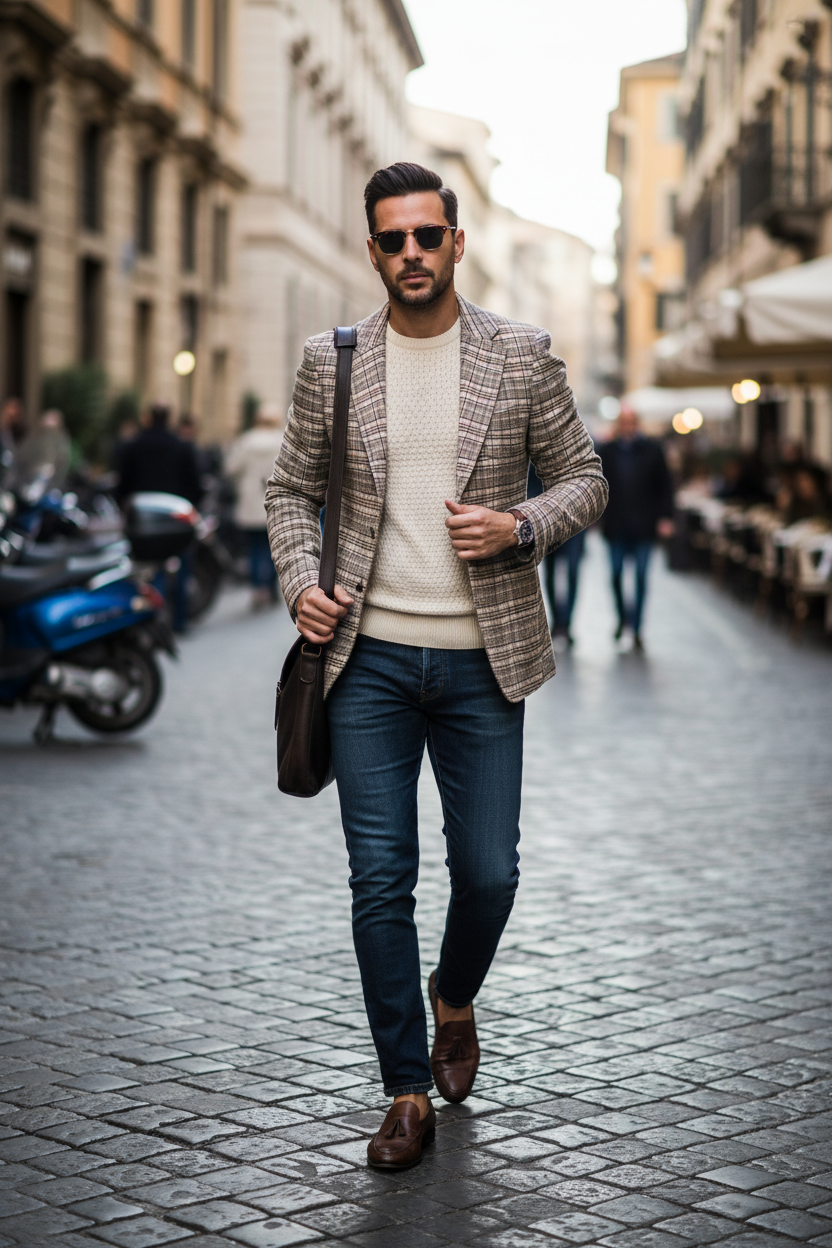 Giacca Uomo Estiva Casual Made in Italy – Comoda e Versatile