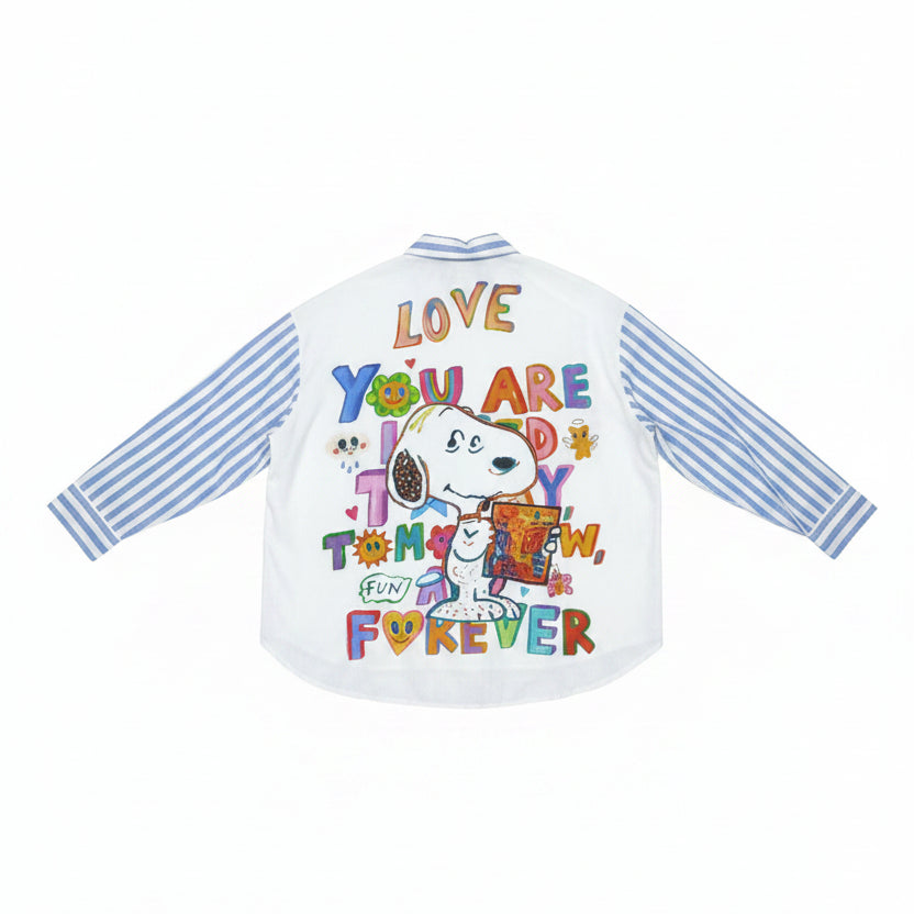 Camicia Donna Cartoon Snoopy – Stampa Pop Art Made in Italy | I Narcisi