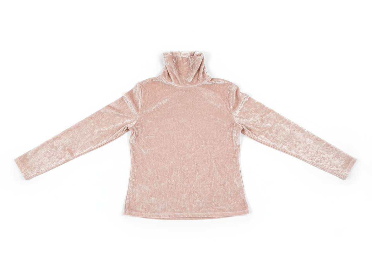 Dolcevita Donna Ciniglia Rosa Cipria – Maglia Calda Morbida Elegante Inverno