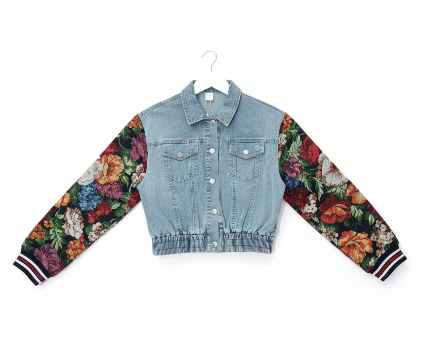 Giacca jeans donna classica Made in Italy – vista aggiuntiva | I Narcisi