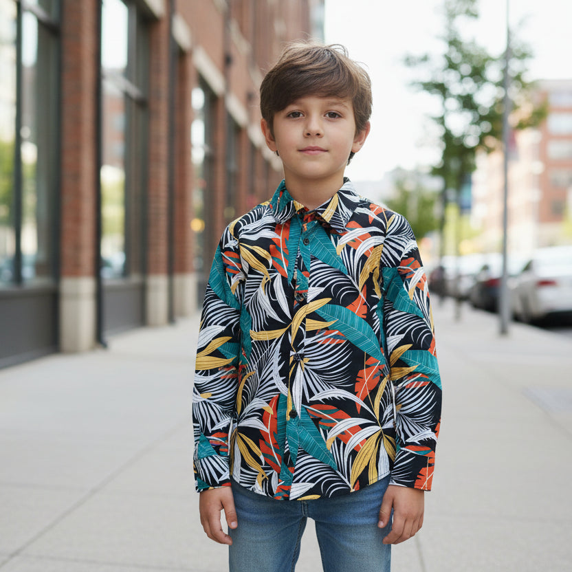 Camicia Bambino Made in Italy – Fresca e Colorata per l'Estate