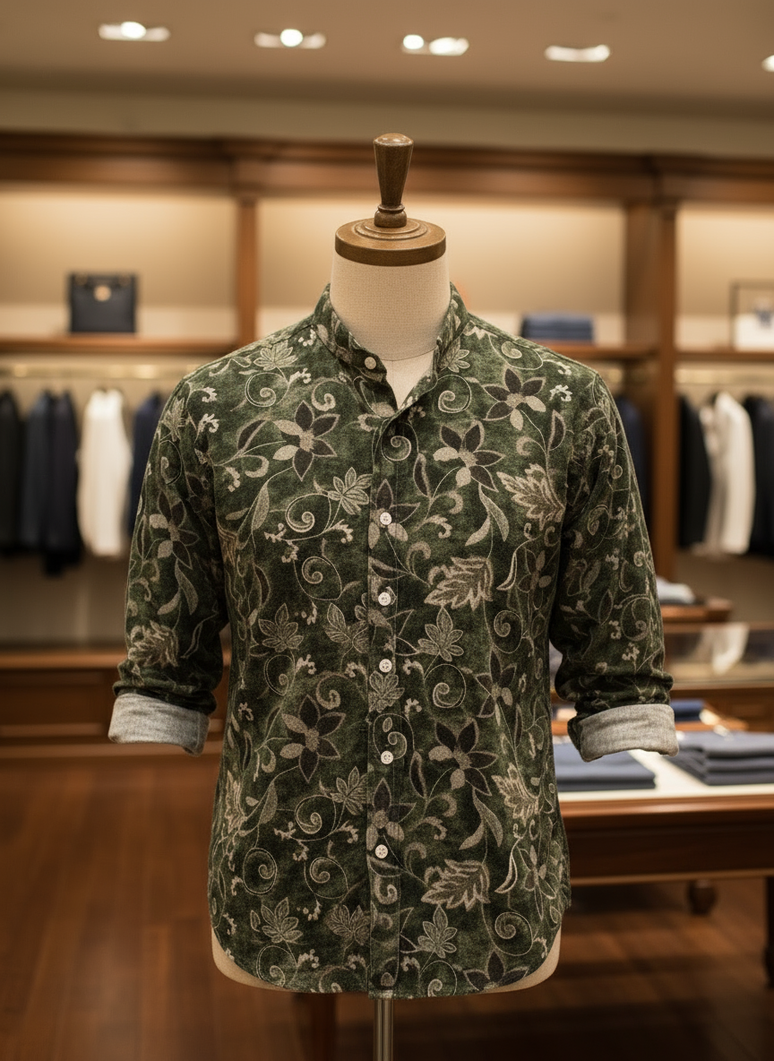 Camicia Uomo Viscosa Elegante Made in Italy