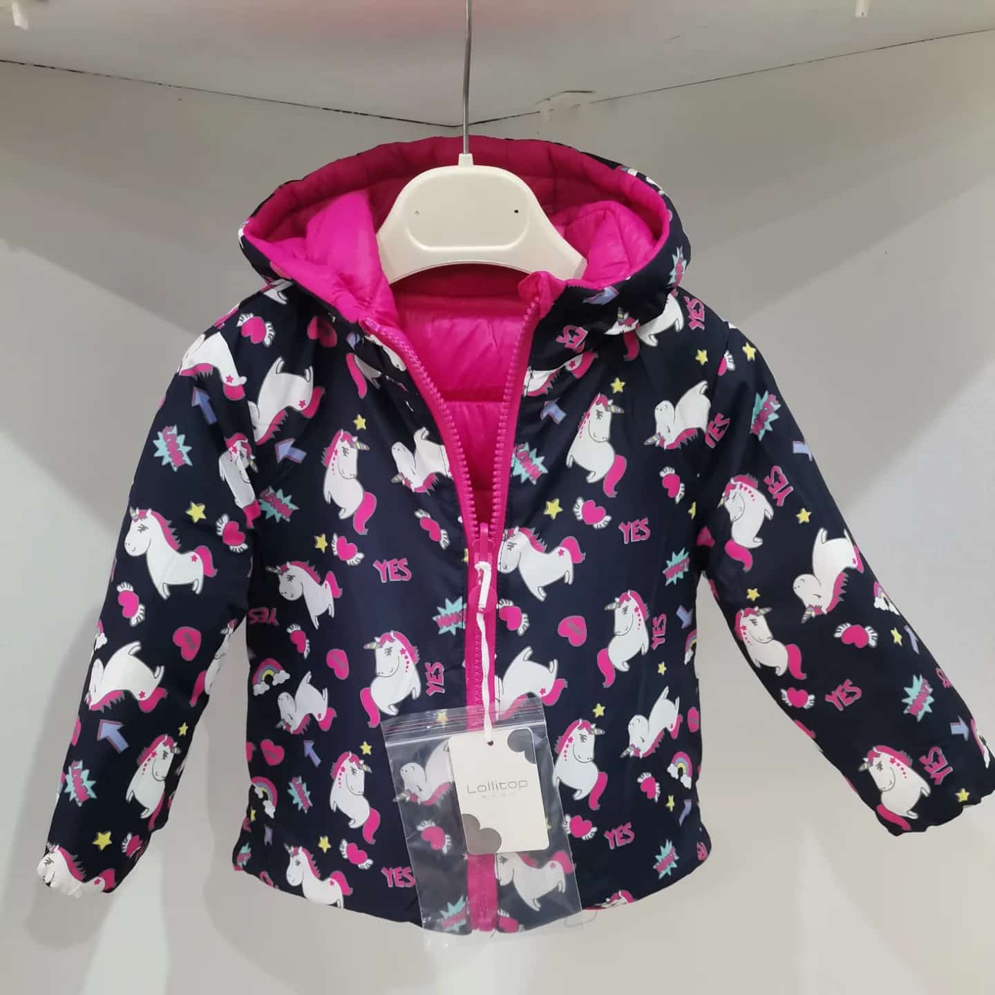 Piumino Double Face Bambina – Giacca Invernale Reversibile