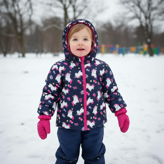 Piumino Double Face Bambina – Giacca Invernale Reversibile