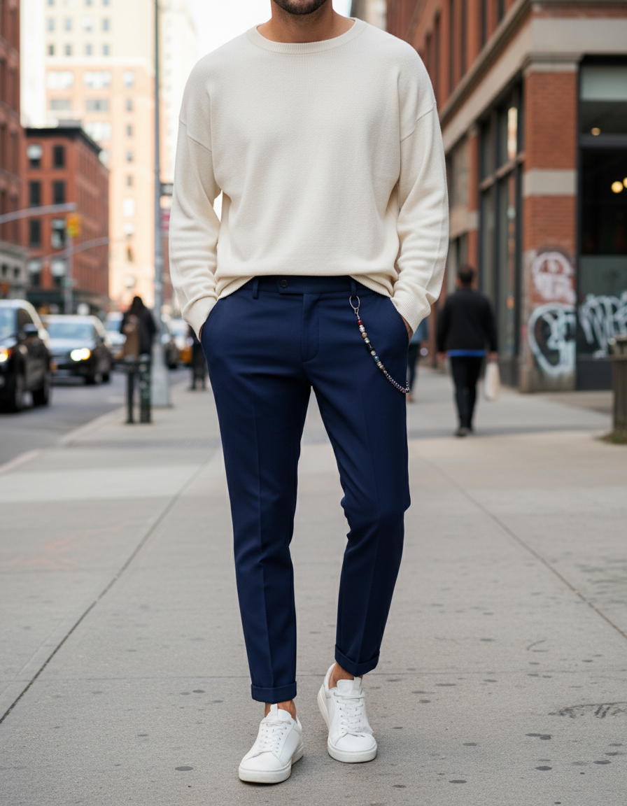 Pantalone Invernale da Uomo- Colori Blu, Grigio e Nero