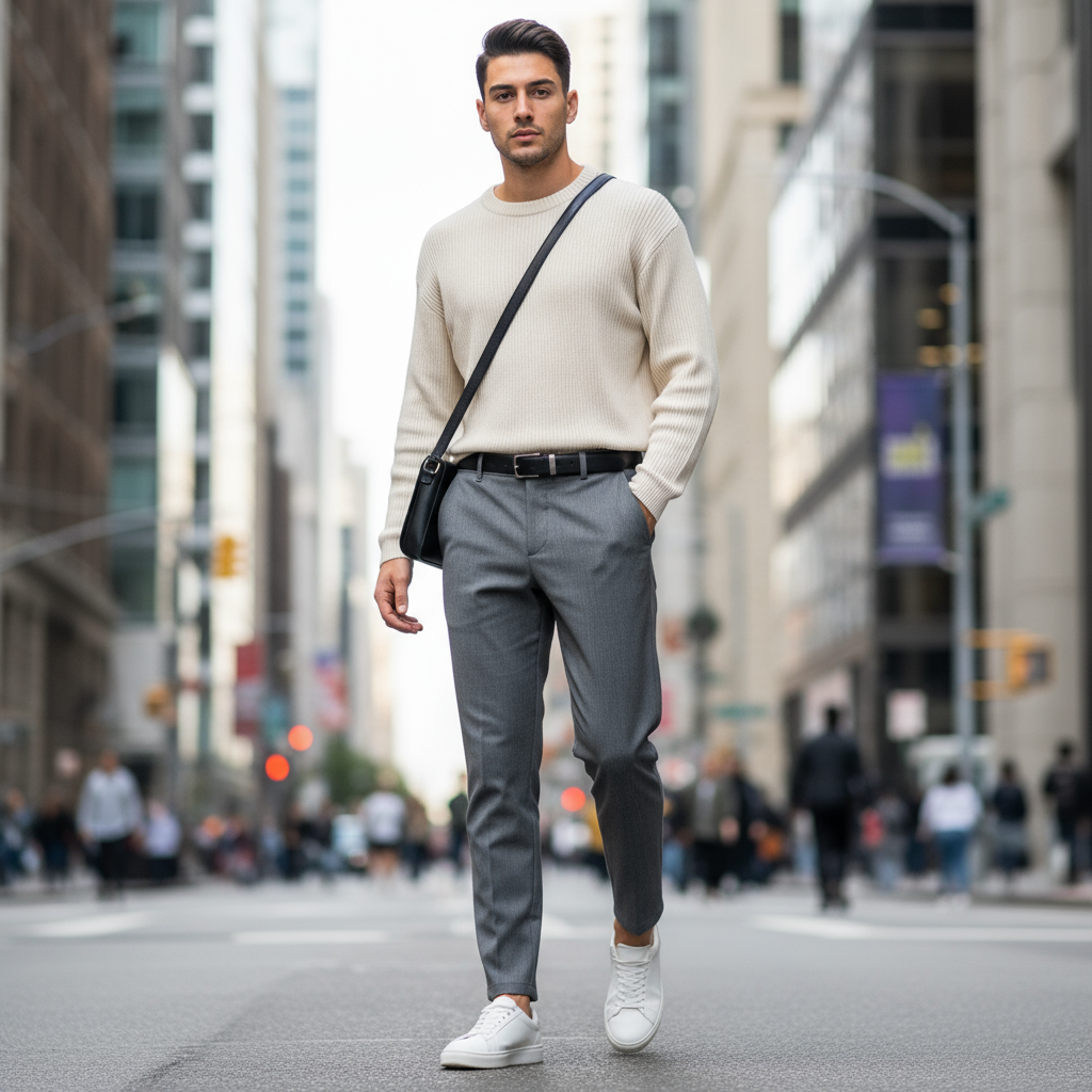 Pantalone Invernale da Uomo- Colori Blu, Grigio e Nero