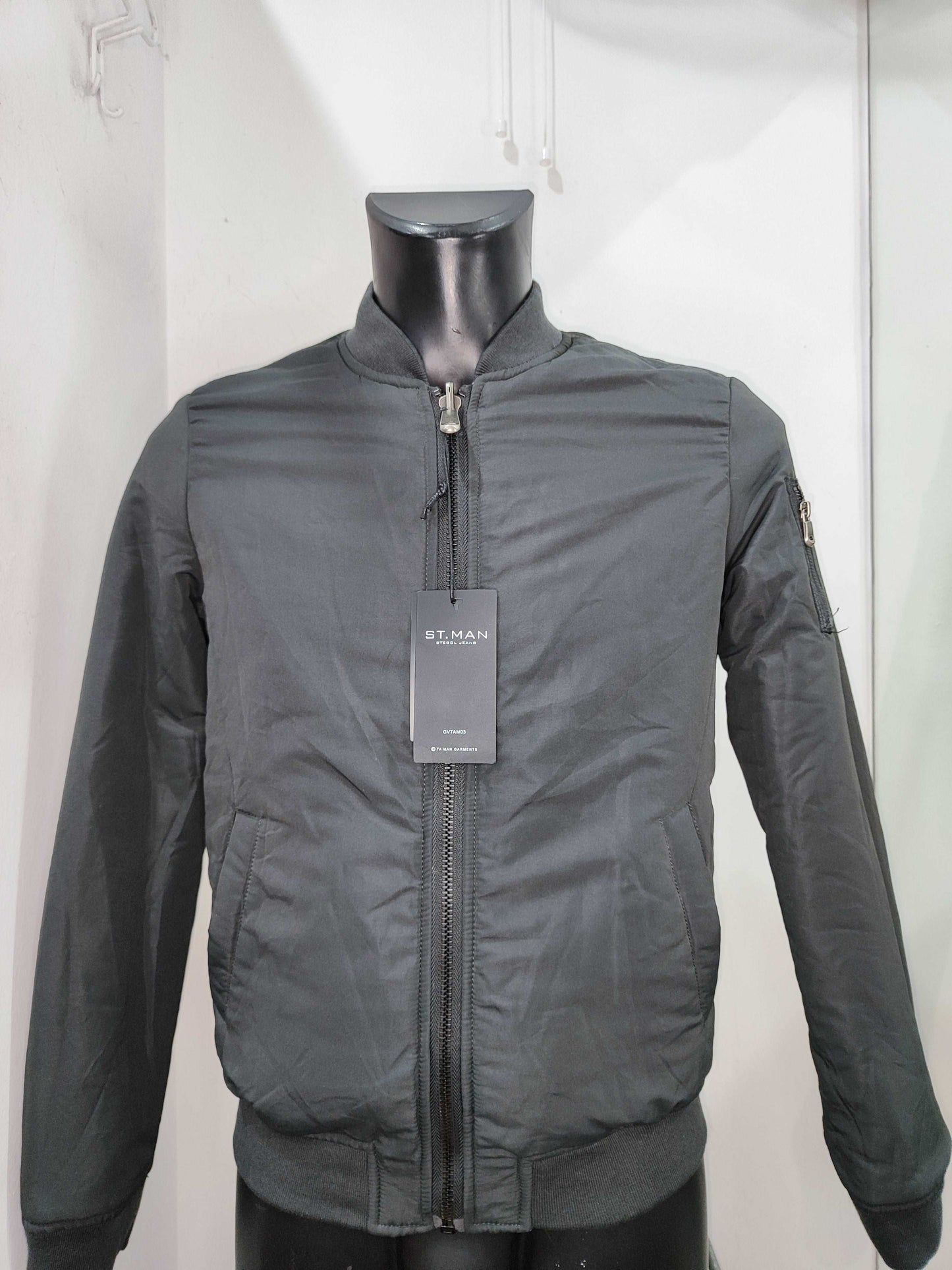 BOMBER DOUBLE FACE NERO/FANTASIA