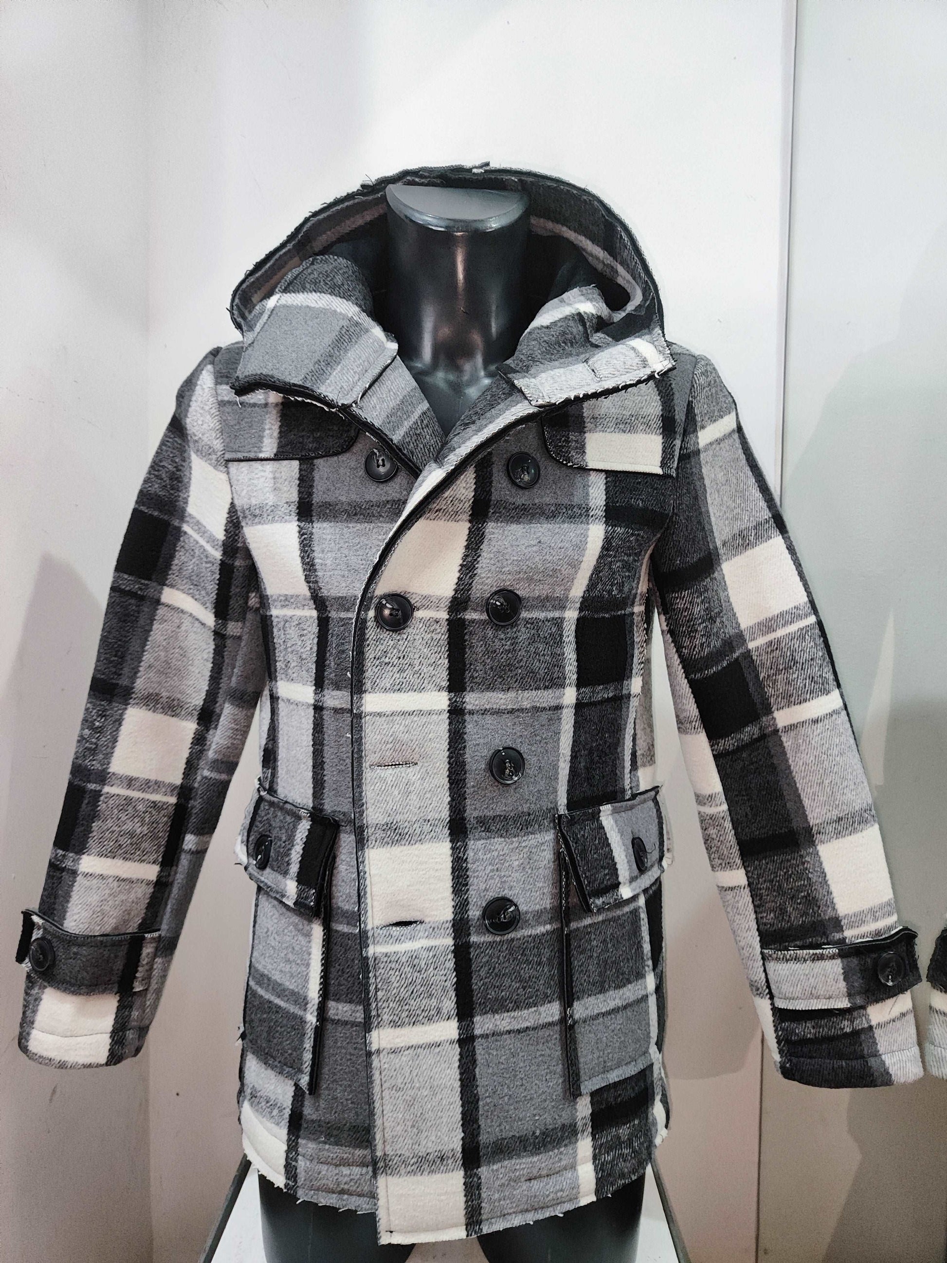 GIACCONE DOPPIOPETTO CON CAPPUCCIO