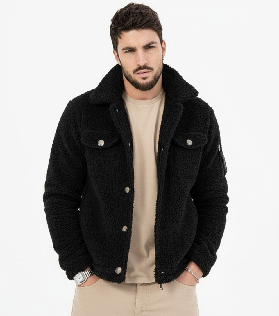 Giacca Camel Invernale - Colore Beige e nero