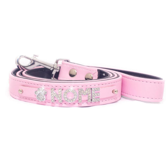 Set di collare e guinzaglio per cani personalizzabile in velluto Set di collare e guinzaglio per cani personalizzabile in velluto