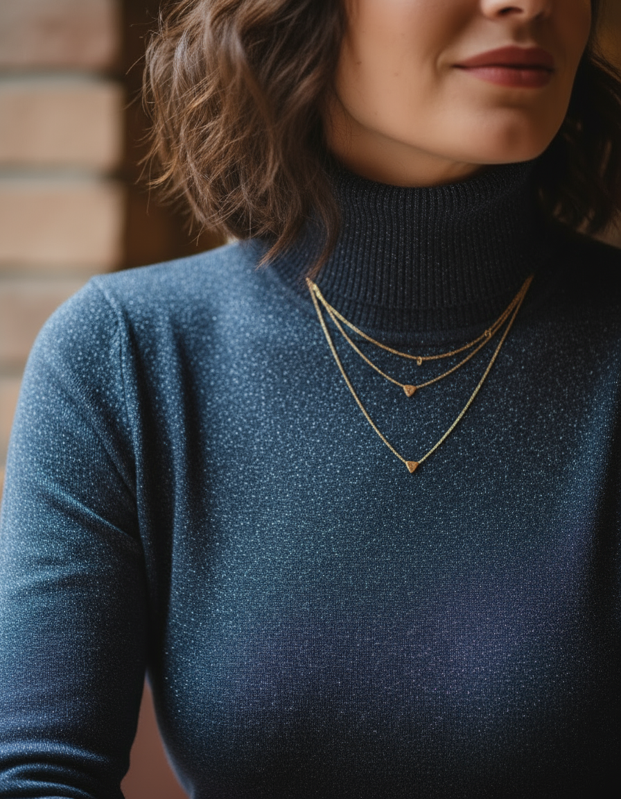 Lupetto Lurex Donna Invernale – 8 Colori Morbido Luminoso Caldo