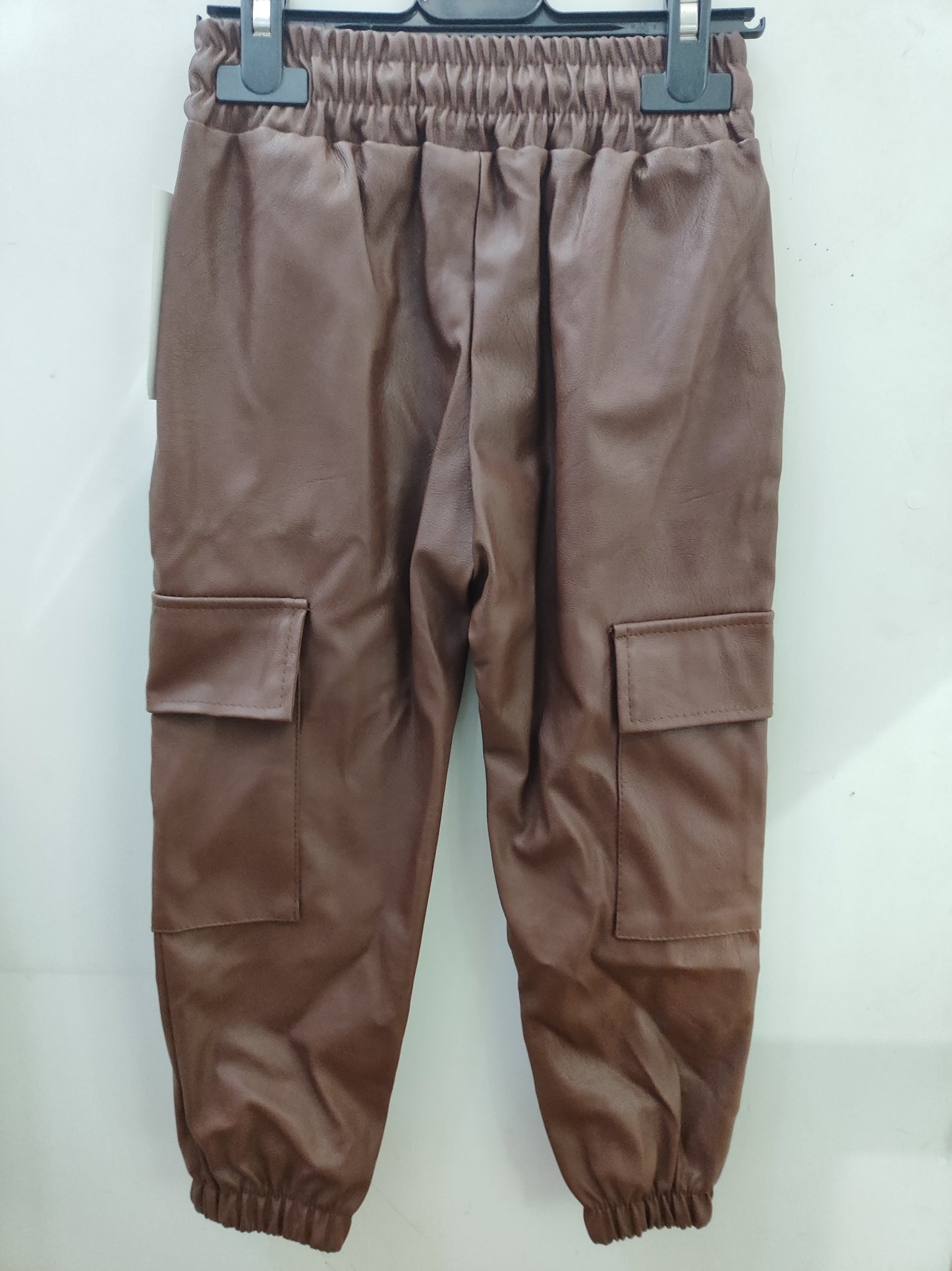Pantalone Cargo Invernali Bambina Marroni Made in Italy – 4-14 Anni