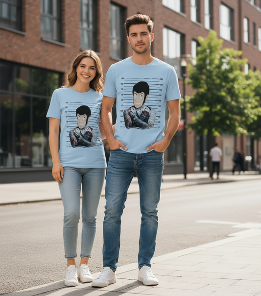 T-Shirt Made in Italy con stampa "LUPIN TATOO"