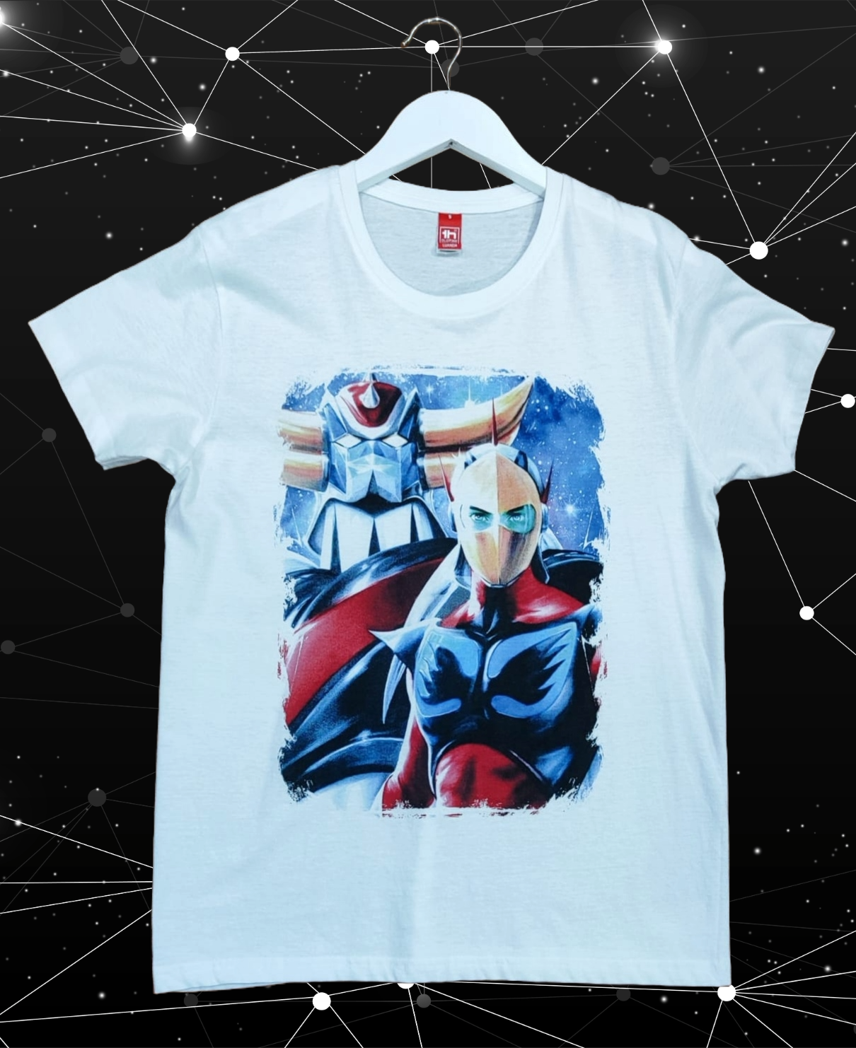 T-shirt Made in Italy con stampa "GOLDRAKE"