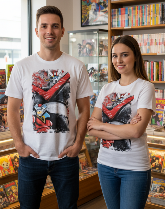 T-Shirt Made in Italy con stampa "MAZINGA"