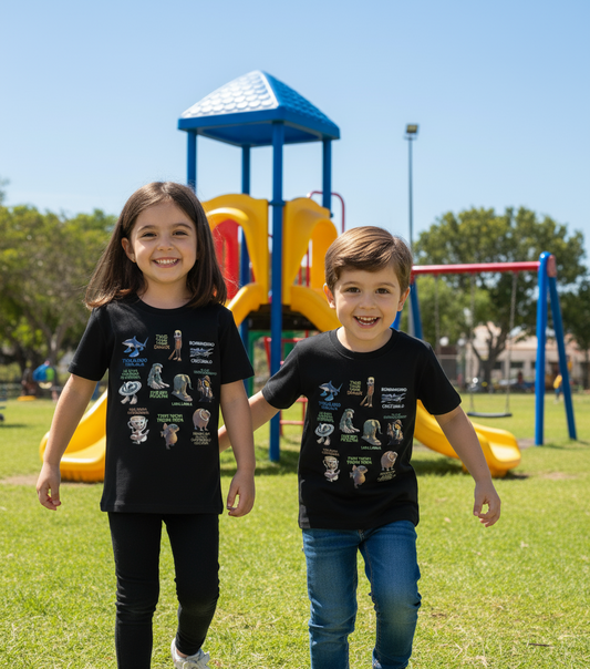 T-Shirt Bambini BrainRot Made in Italy – Meme Virale 2-14 Anni