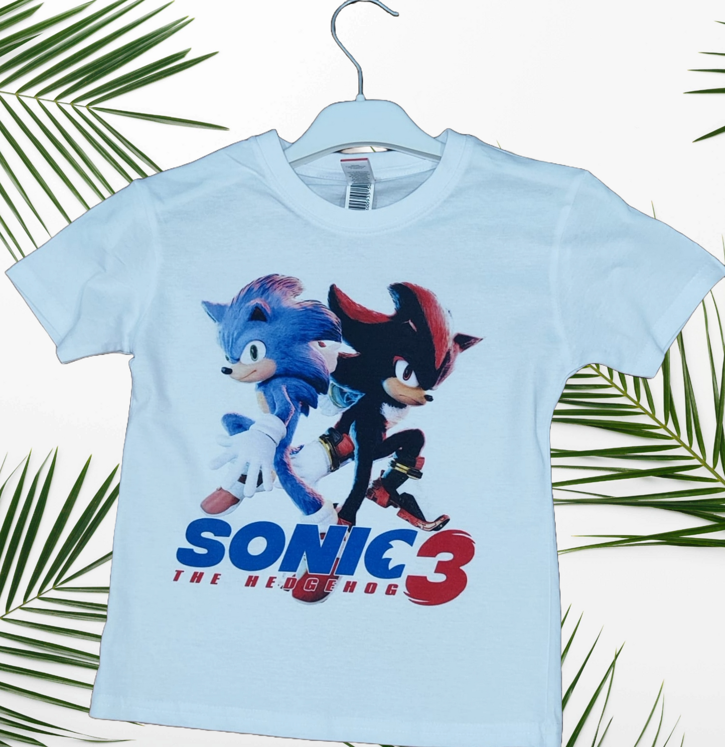 T-Shirt Made in Italy con stampa " SONIC 3 "