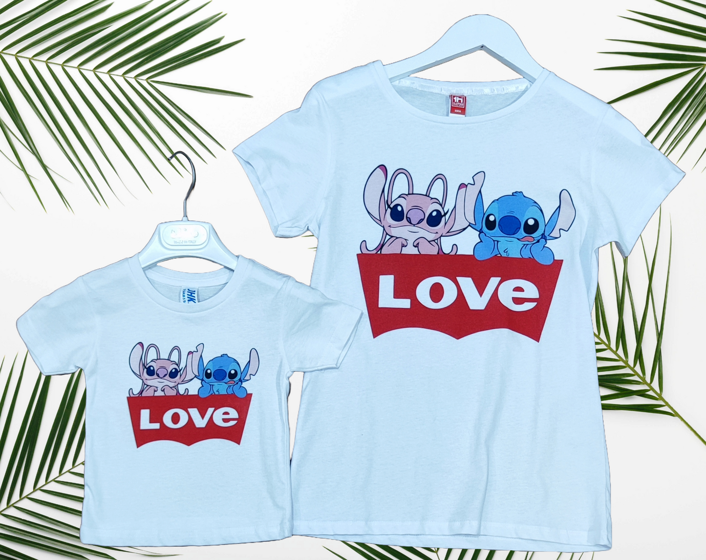 T-Shirt MiniMè da Bambini ed Adulti  " LILO & STITCH " - Cotone 100% Made in Italy - T-Shirt  Virale
