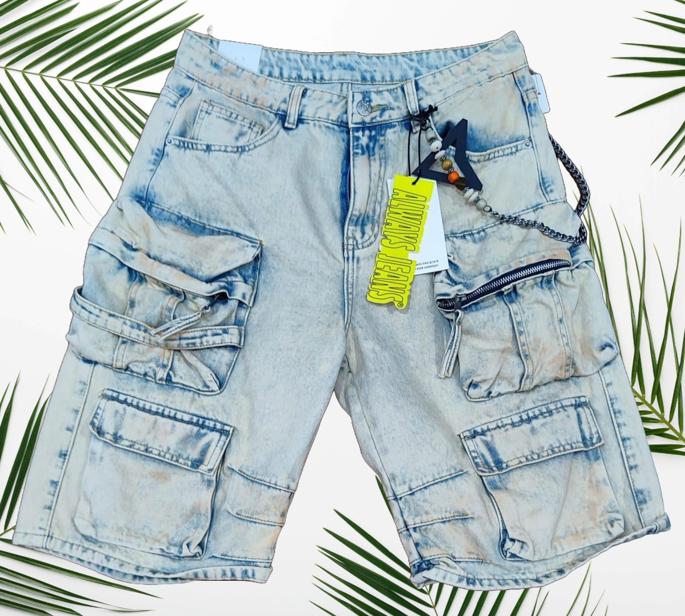 Jeans Cargo Baggy Uomo - 3 Colori  - Taglie 42 - 50