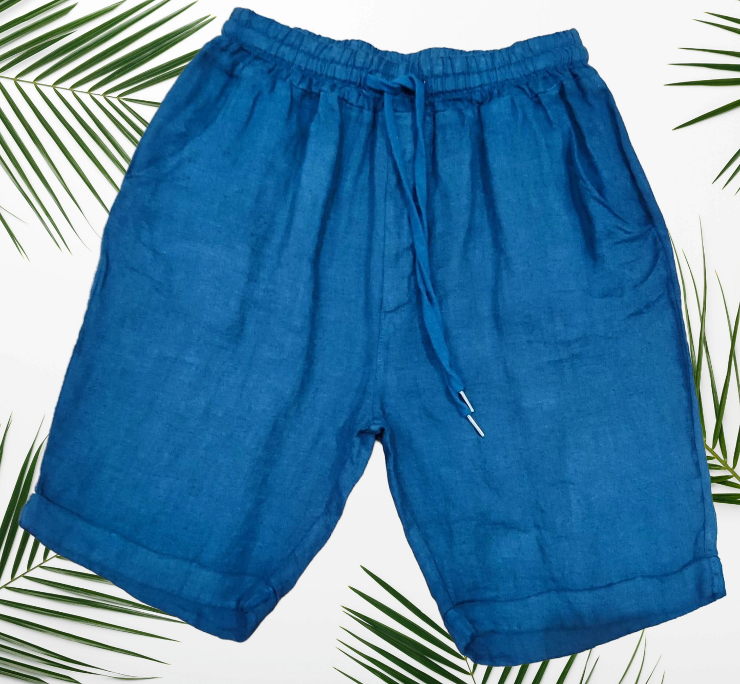 Pantaloncini in lino 100% Made in Italy - Leggeri, Traspiranti ed eleganti per l' estate