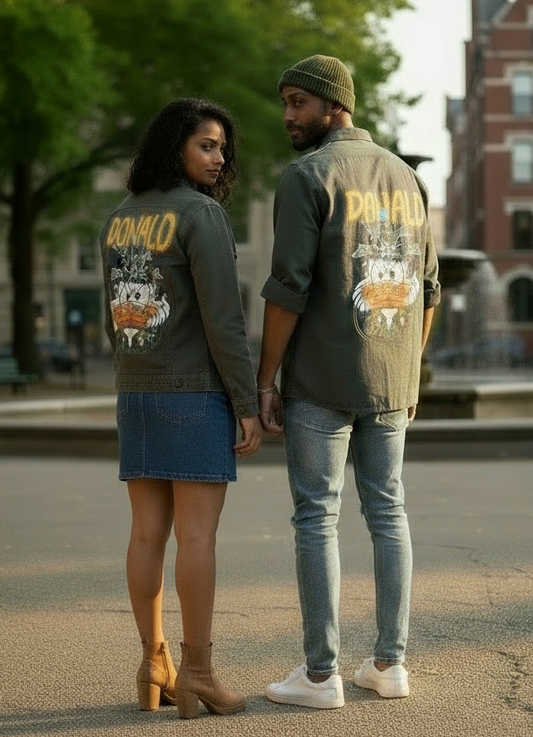 Camicia Militare Vintage Paperon de' Paperoni – Pop Art Ribelle