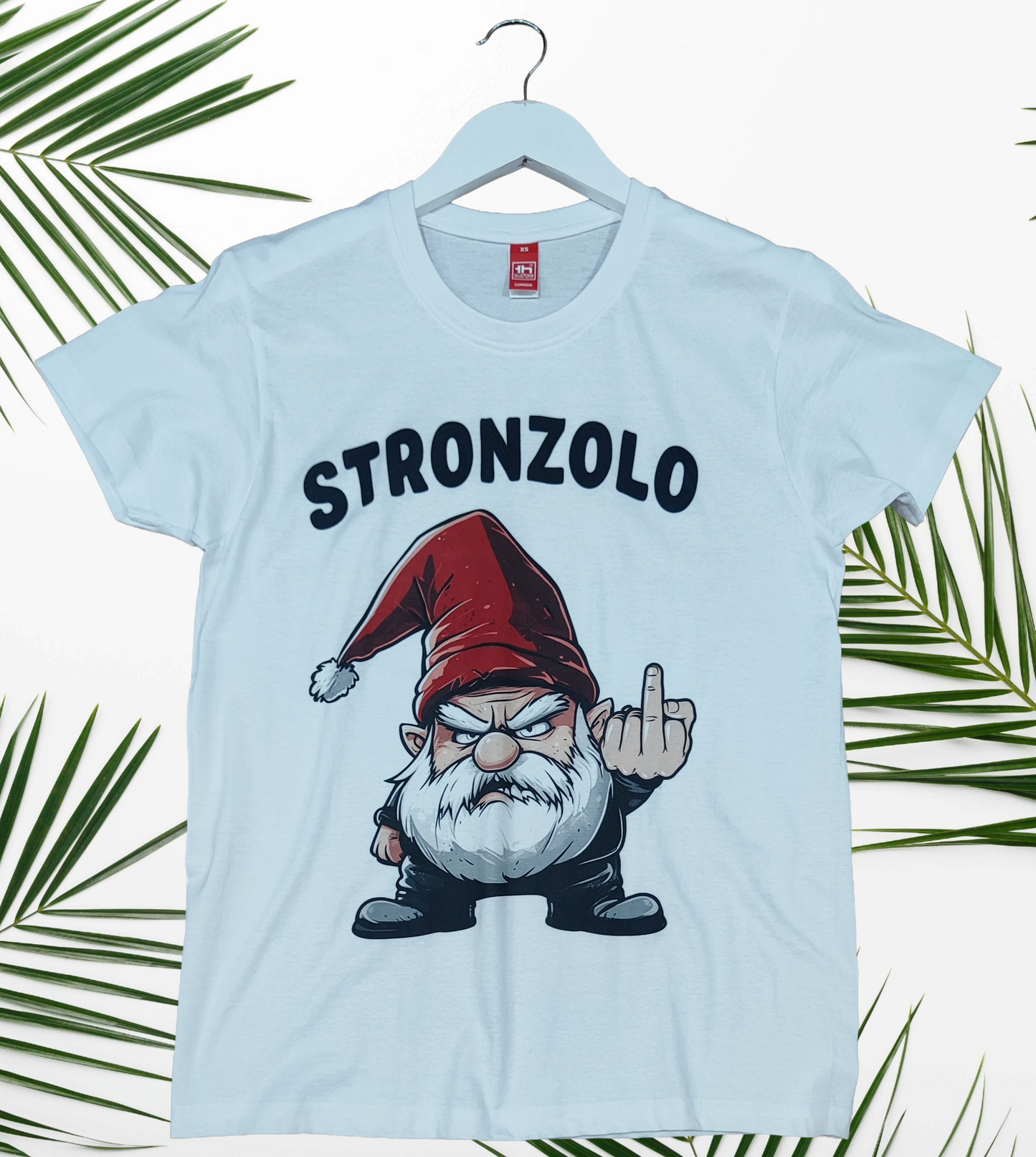 T-Shirt Cotone Made In Italy – Stampa Gnomo Ironico Stronzolo XS-XXXL Per chi ama vestire con ironia