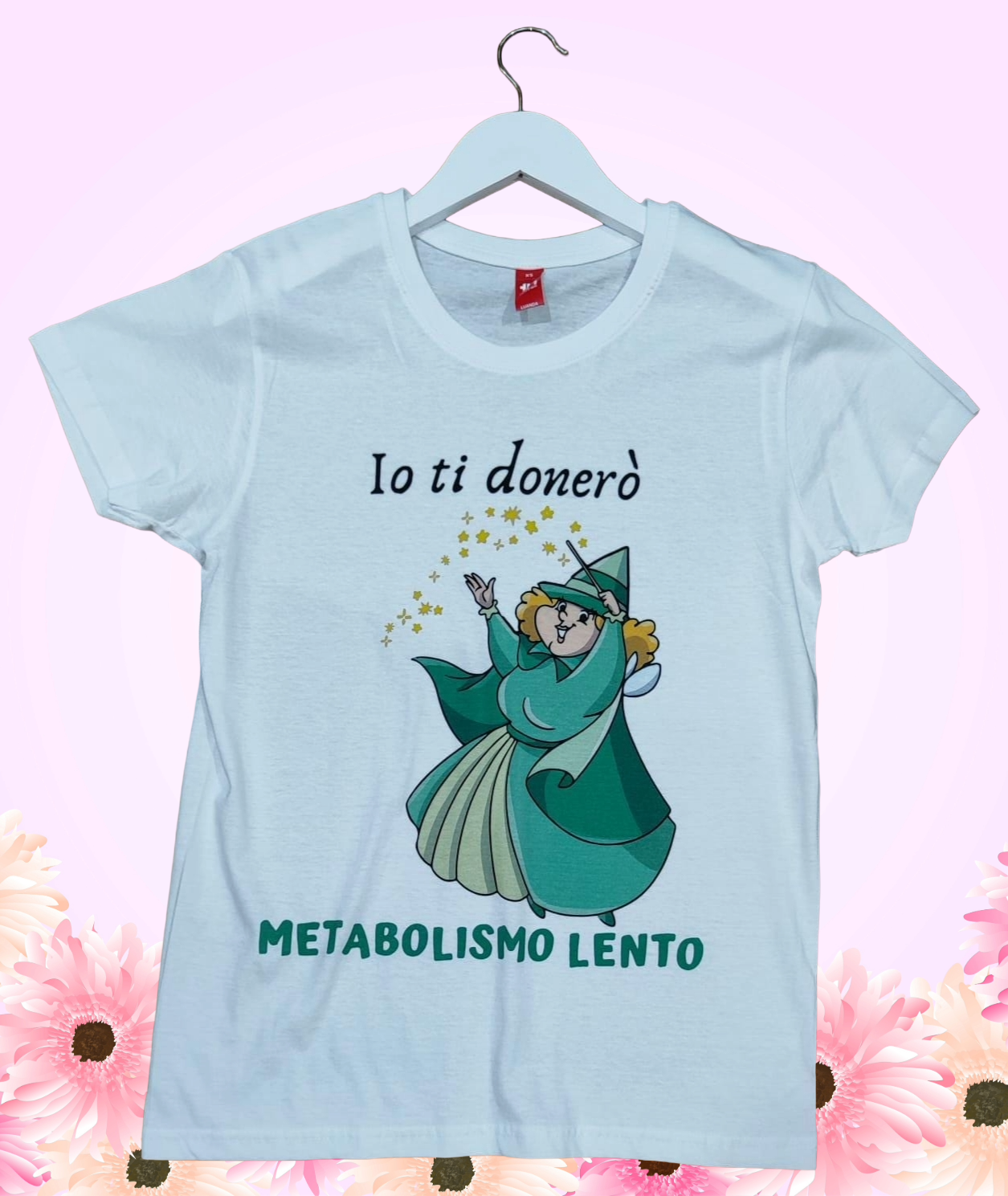 Maglietta Donna Io Ti Donerò Metabolismo Lento – T-Shirt Divertente Made in Italy XS-XXXL