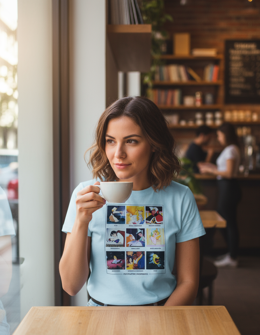 Maglietta Donna Psychiatric Disorders – T-Shirt Umoristica Made in Italy XS-XXXL