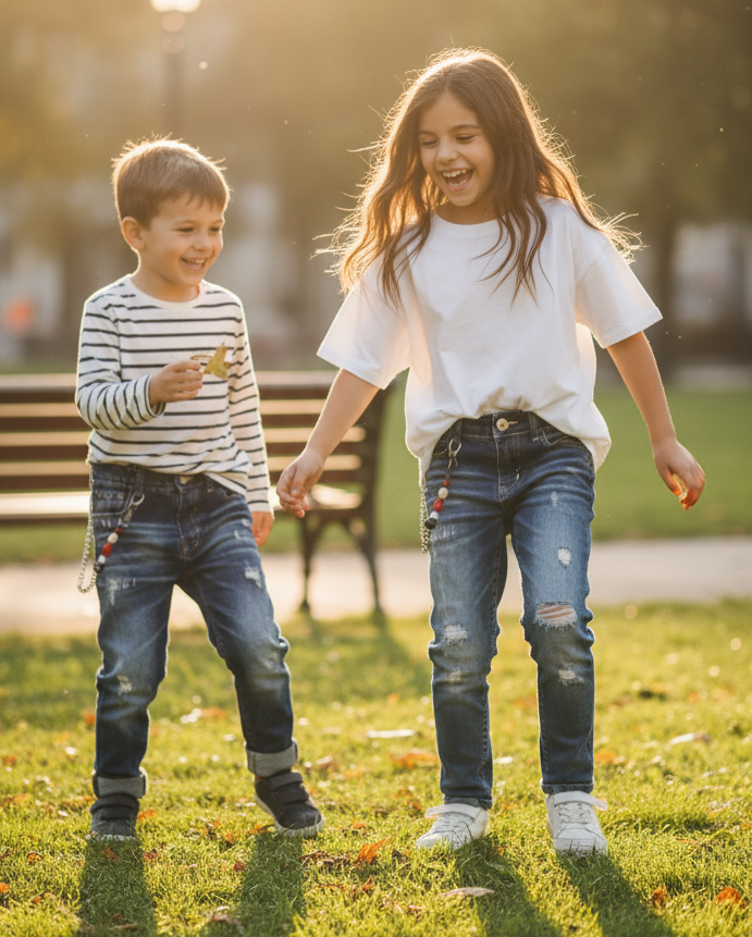 Jeans Bambini Resistenti Made in Italy – 4-16 Anni Durevoli