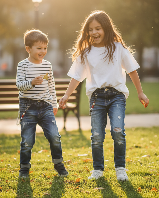 Jeans Bambini Resistenti Made in Italy – 4-16 Anni Durevoli
