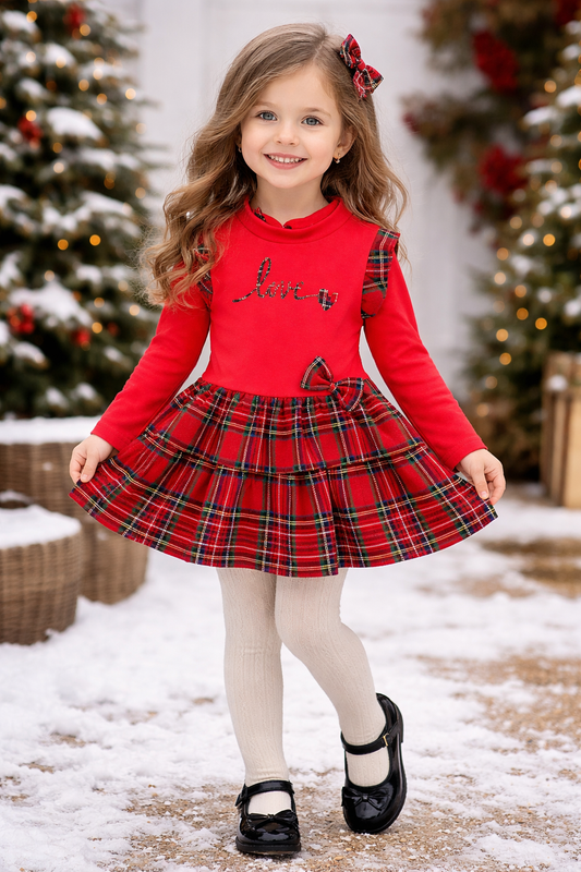 Vestito Bambina Natalizio – Abito Elegante Feste di Natale