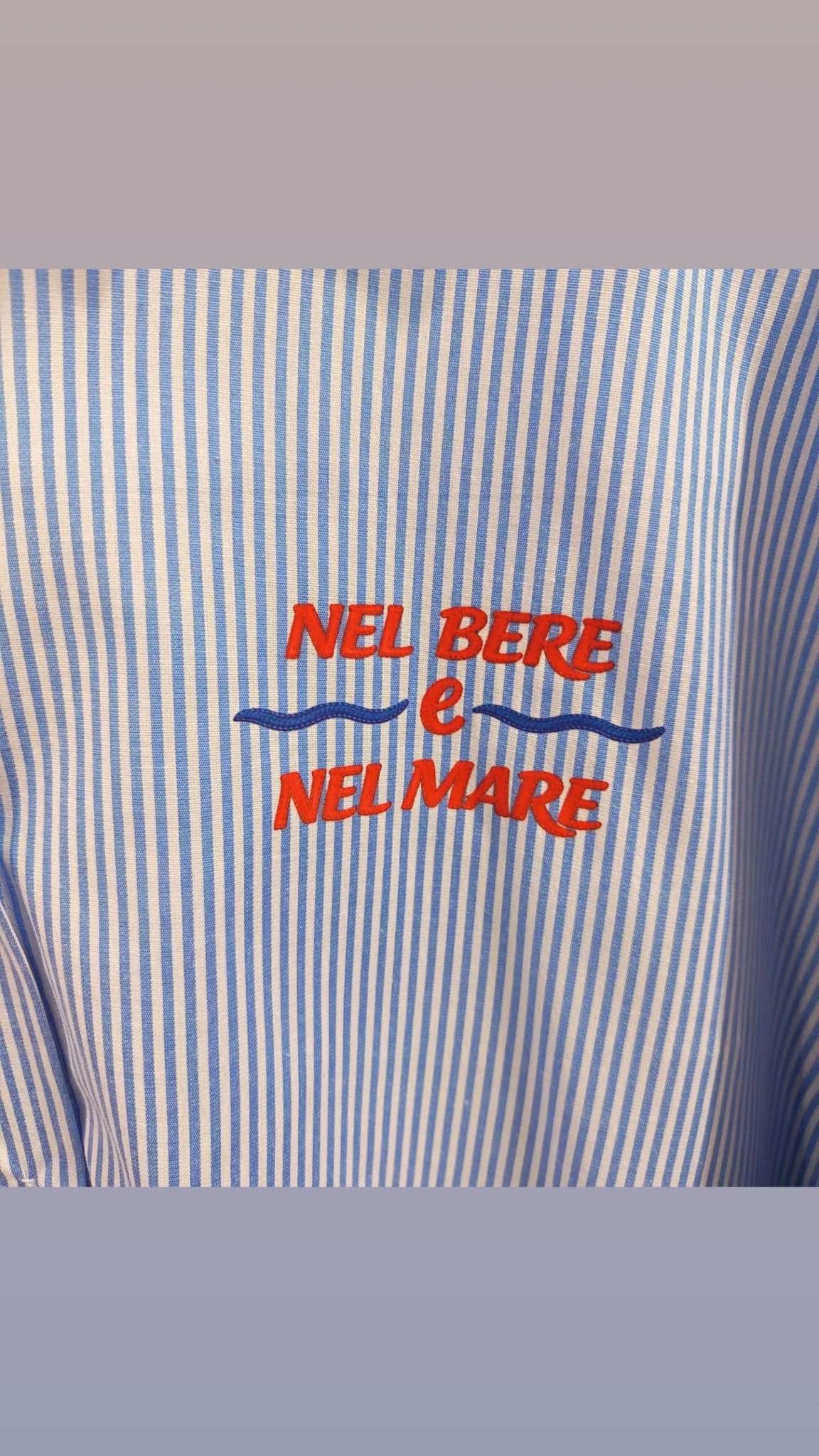 Camicia Donna a Righe – Taglia Unica | I Narcisi