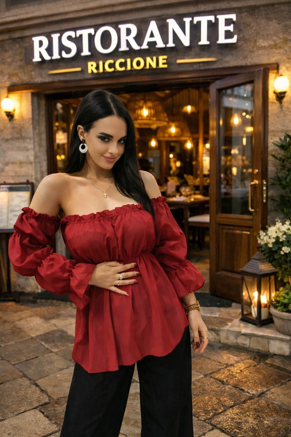 Camicia Donna a Fascia Elegante Made in Italy