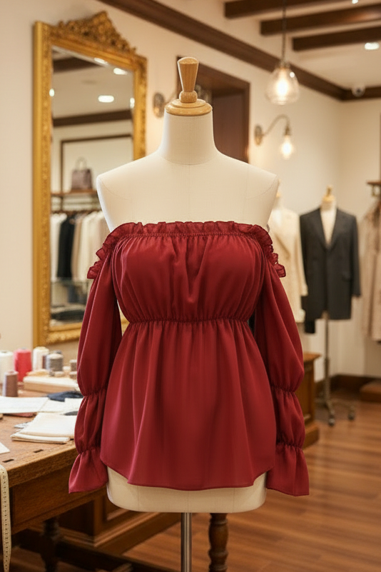 Camicia Donna a Fascia Elegante Made in Italy