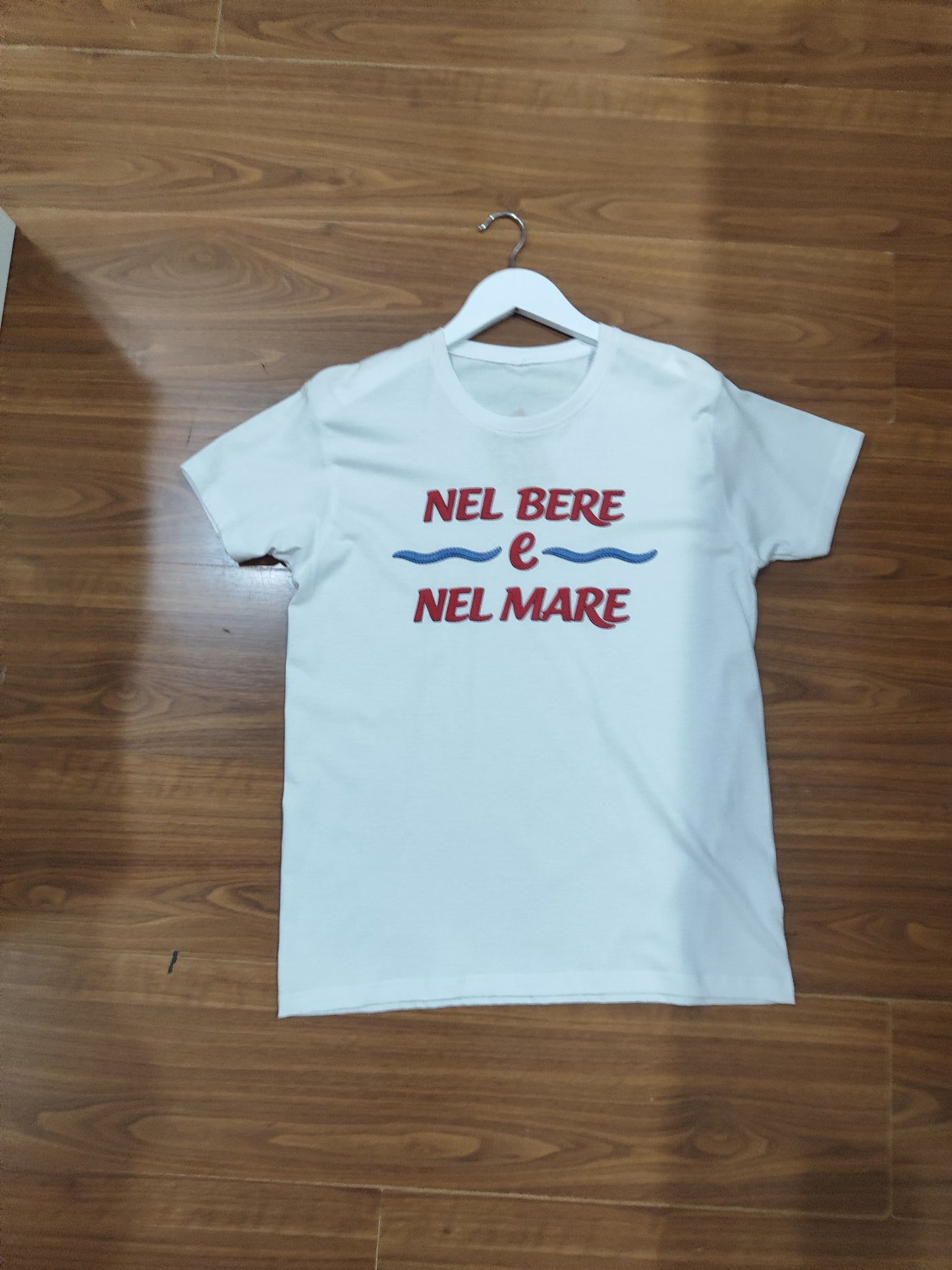 T-Shirt Donna Taglia Unica con Frasi Ironiche Stampa Effetto Ricamo