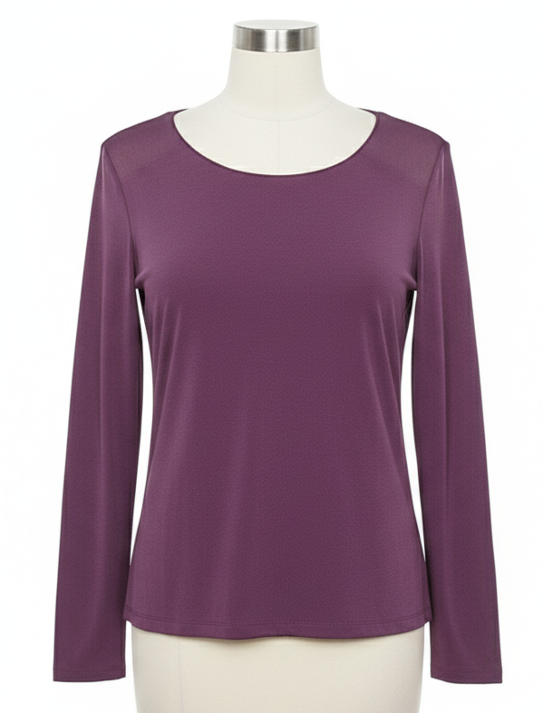 Maglia Donna Manica Lunga in Misto Cashmere – Made in Italy Taglia Unica Tinta Unita o Fantasia
