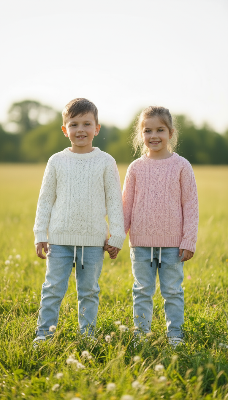 Jeans Bambini con Coulisse Chiaro Made in Italy – Comodi e Pratici