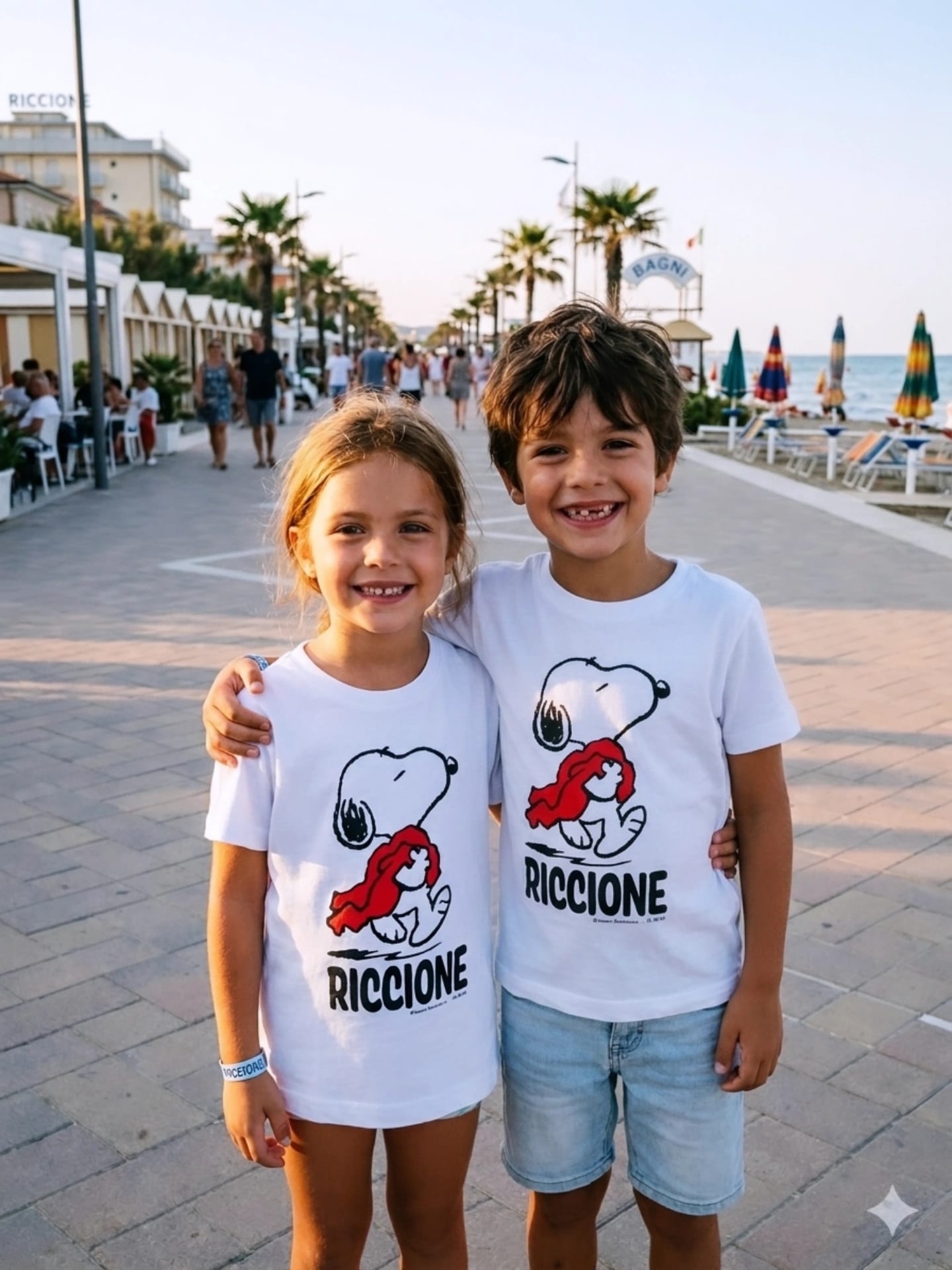 T-Shirt Mini Me Peanuts – Made in Italy | Adulti e Bambini